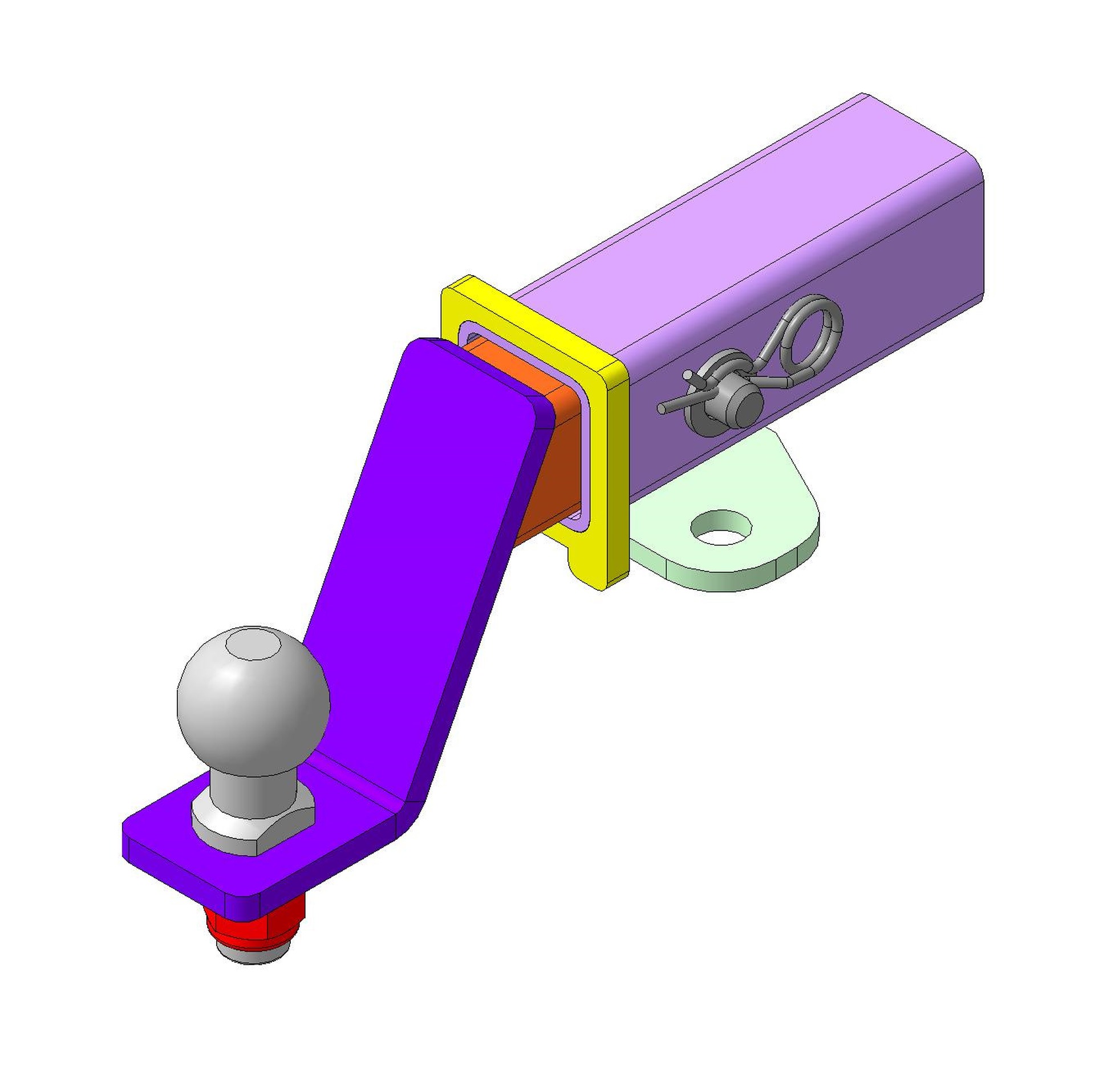 3D-модель американского фаркопа.