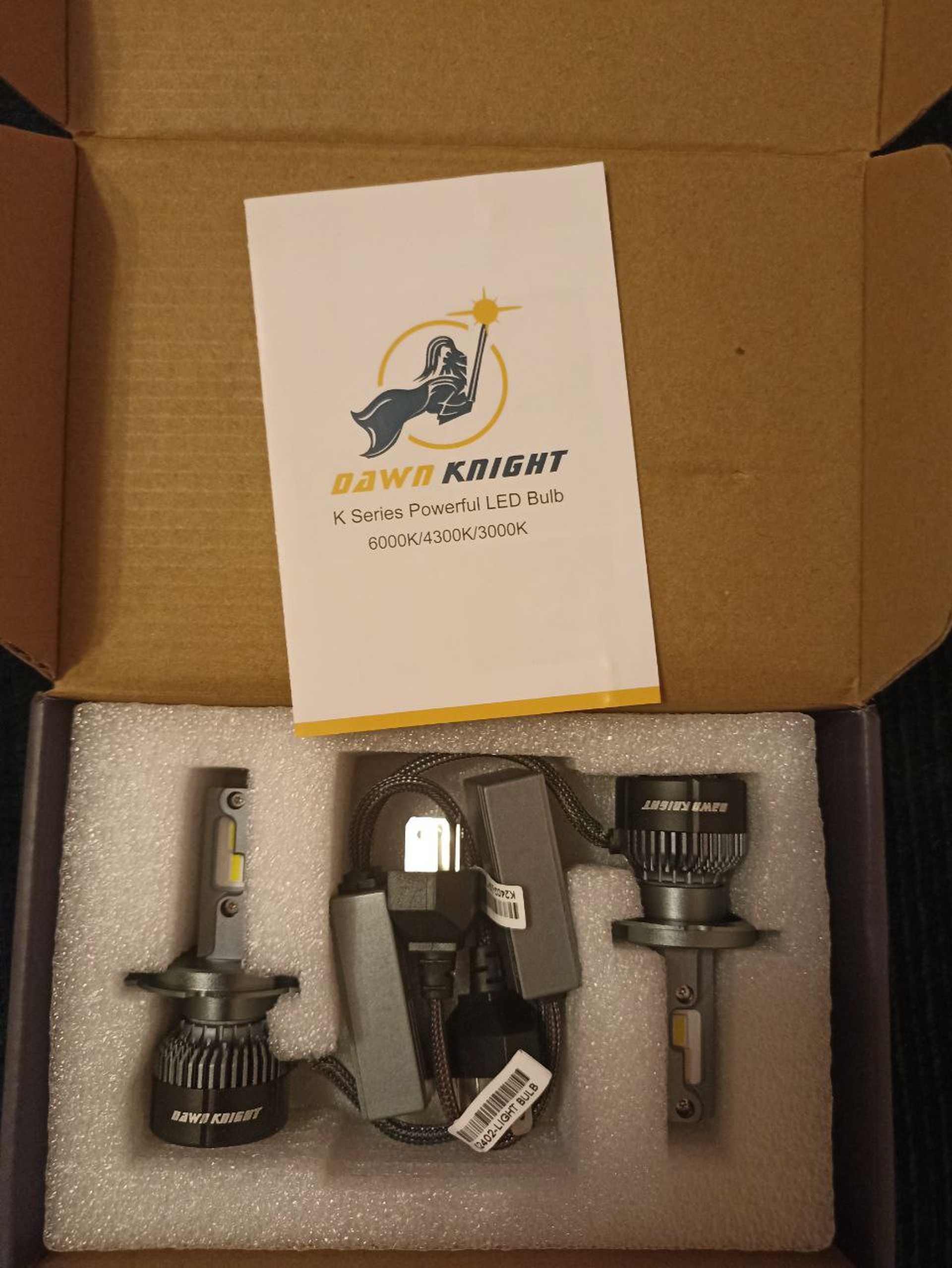 K5C mini, температурой 4300. Надеюсь, будут не сильно белыми.