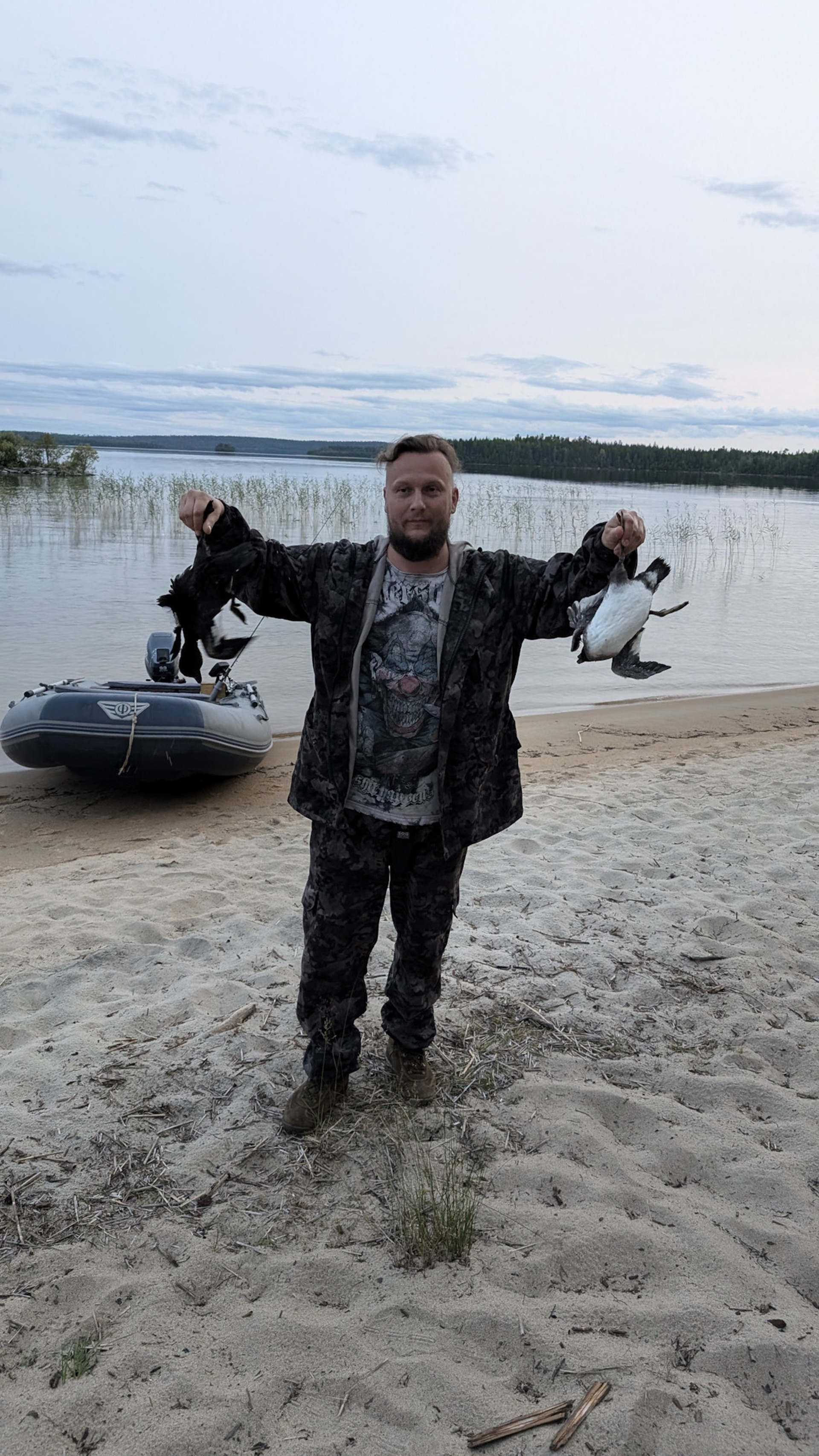 Ну и утки, видимо из-за холода, их было больше, чем в прошлый год.