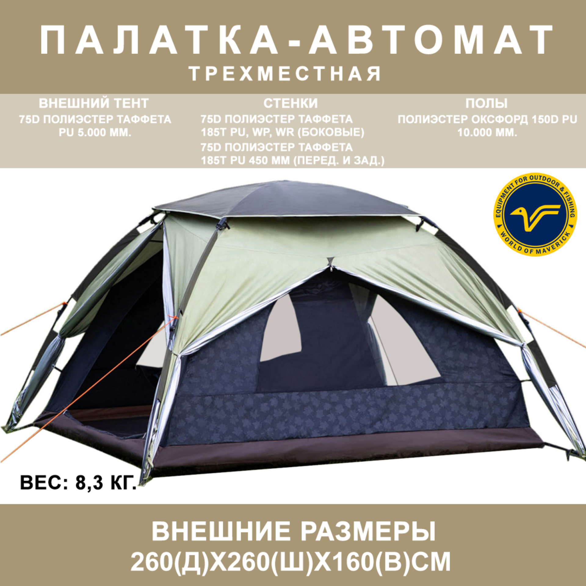 Автоматическая трёхместная